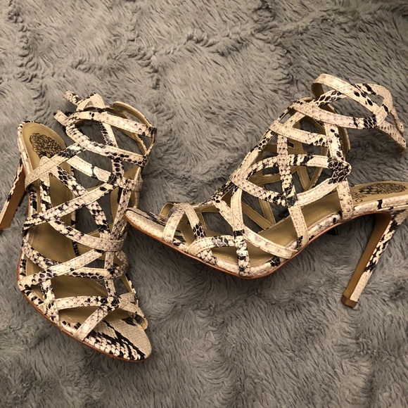 Vince Camuto Shoes - Vince Camuto Snake Skin Stilletos